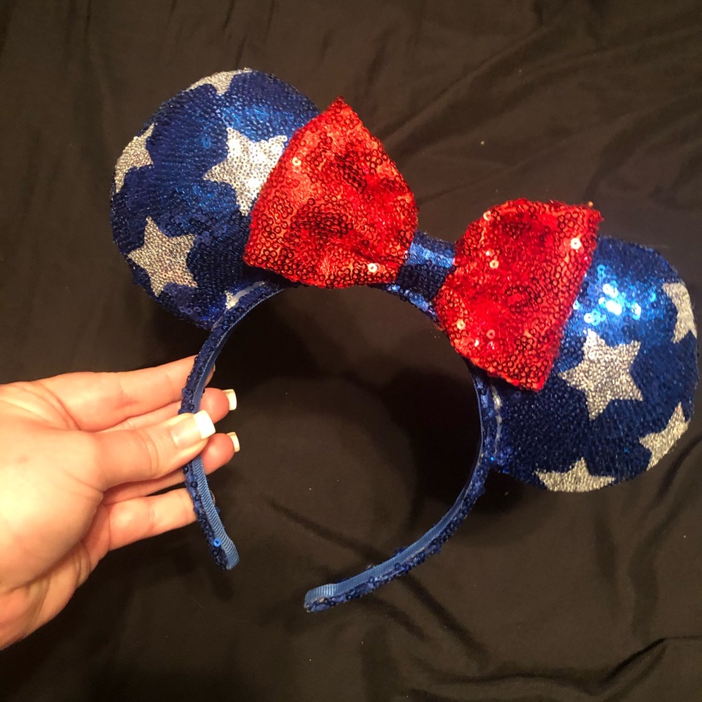 Red White & Blue Mickey Ears